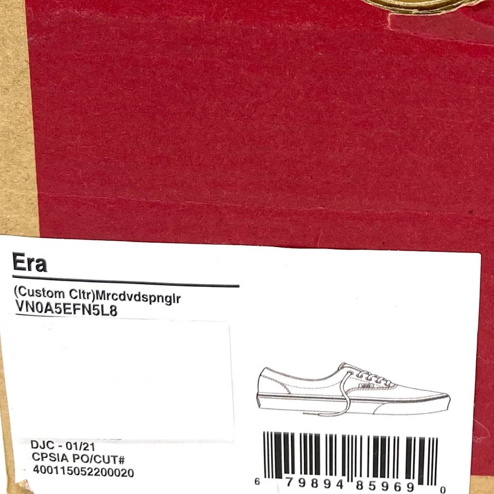 VANS Women Size VN0A5EFN5L8 ERA Custom Culture Multicolor Canvas Low Sneaker - Picture 10 of 10